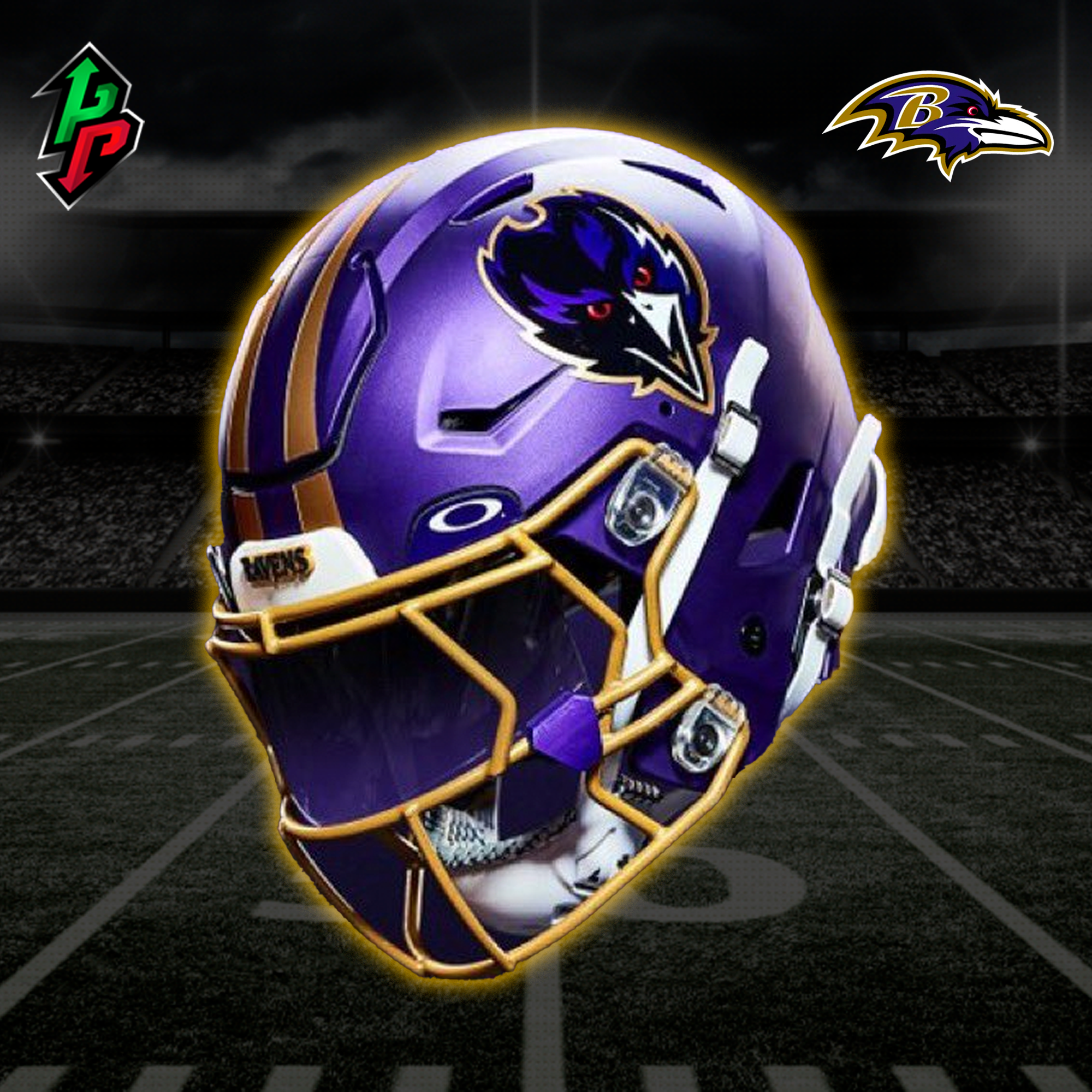 First look at the Ravens’ news alternate helmet