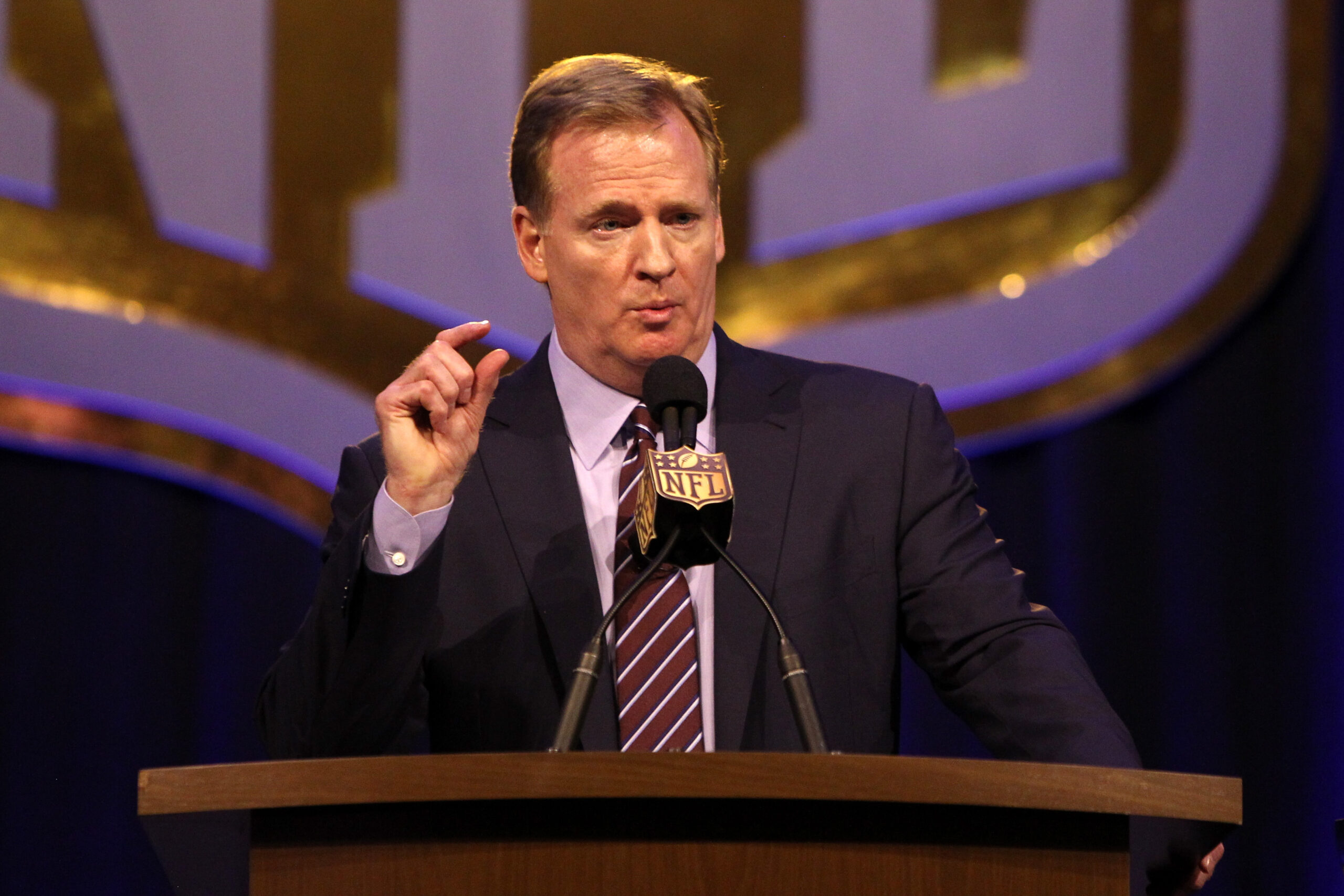 Roger Goodell Super Bowl Conference