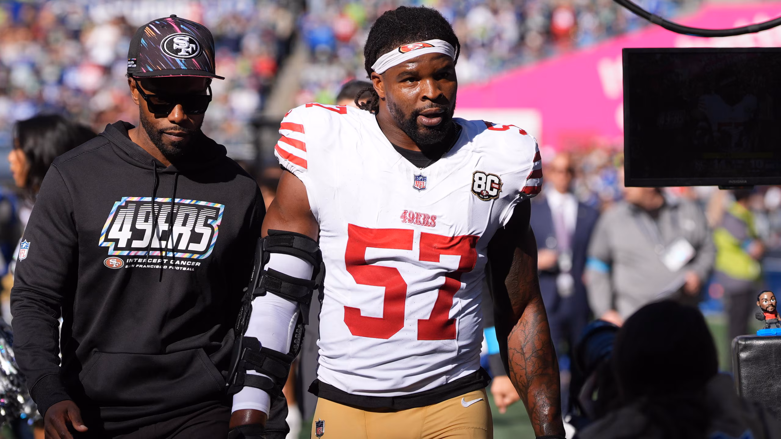 49ers LB Dre Greenlaw Suspended One Game After Headbutt