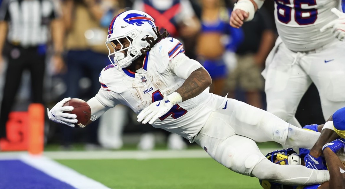 Game of the season sees Bills prevail over Rams