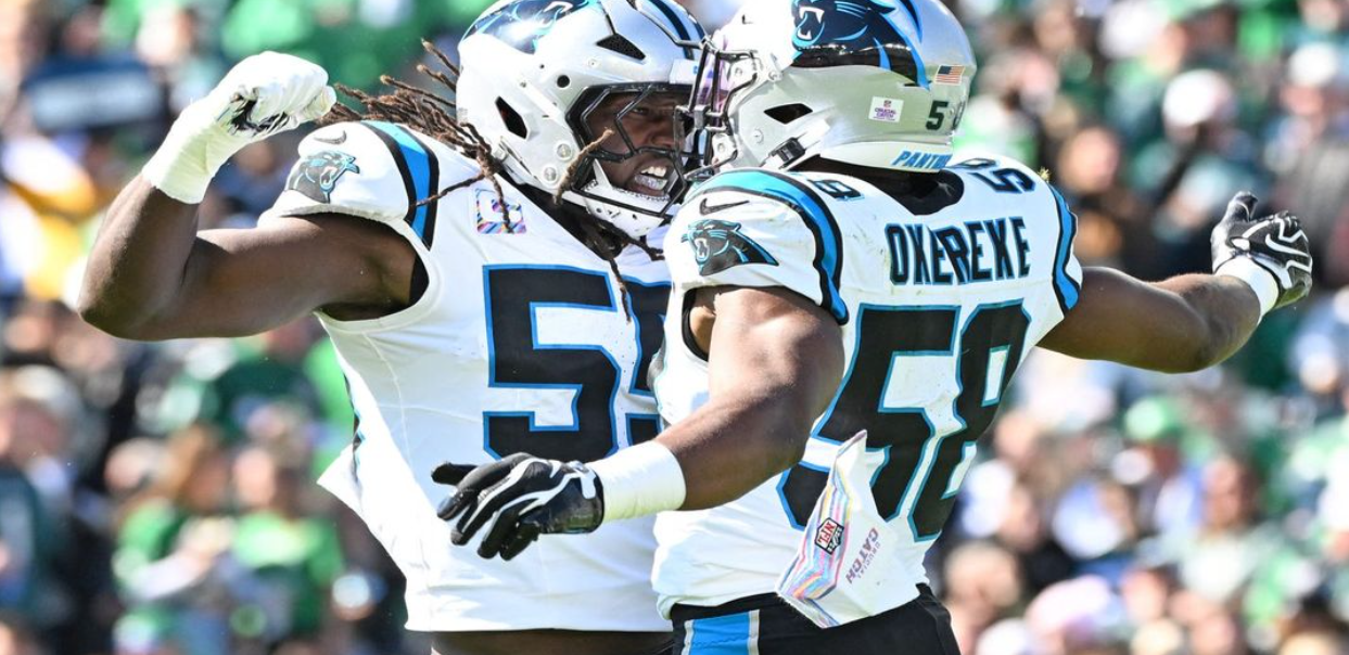 Young helps Panthers roll to victory against Eagles